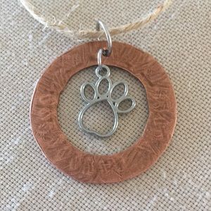 Pet Memorial Ornament Custom Order with Paw Charm Hand Crafted